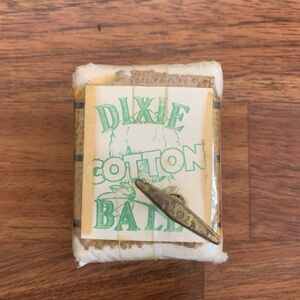 Dixie Cotton Bale Vintage music box Wind up & Works Does Play Music